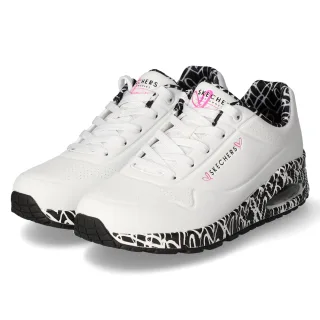 Skechers Low Sneaker UNO LOVING LOVE  Weiß - Gr. 39 -  Textil