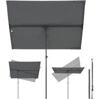 Sekey Balkonschirm 180 x 130 cm Rechteckiger Sonnenschirm Balkon, flexibler Allrounder, LxB: 180,00x130,00 cm, Drehbare Balkonblende, Sonnenschutz für Balkon und Terrasse, UV50+