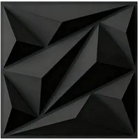 GLIESE 3D Wandpaneel 10 Stück 3D Paneele PVC Kunststoffpaneele 50 x 50 cm, BxL: 50x50 cm