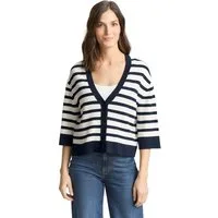 TOM TAILOR Cardigan mit Streifen Muster