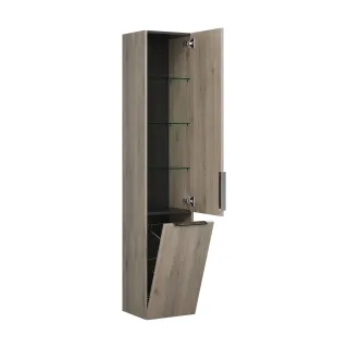Burgbad Hochschrank Eqio 1760x350x320 Eiche Dekor Flanelle, HSFC035RF2632 HSFC035RF2632