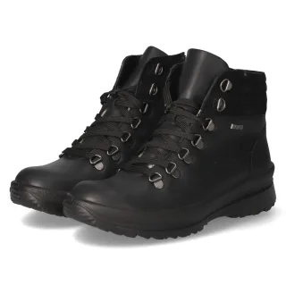 Beliana Schnürstiefeletten - Gr. 37 - Schwarz - Glattleder