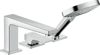 Hansgrohe 3-Loch Wannenmischer Metropol F-Set chrom Wannenrandmontage, 32550000 , 32550000 32550000