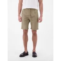LERROS Chinoshorts Chino-Shorts aus Baumwoll-Leinen-Mischgewebe Chino Hose Herren kurz, Tunnelzugbund und Gürtelschlaufen, 4 Taschen