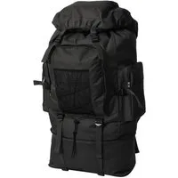 vidaXL Wanderrucksack vidaXL Armee-Style Rucksack XXL 100 L Schwarz