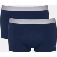 sloggi Retro Pants men GO ABC 2.0 Hipster 2P (Packung, 2-St., 2er Pack) moderne bequeme Basics