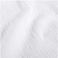 maDDma Stoff Musselin Bio Organic ab 1m Baumwollstoff Double Gauze Mulltuch, weiß