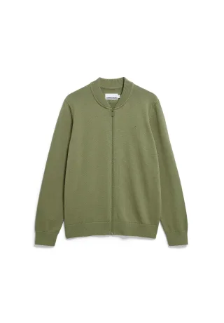 Armedangels - AGAAMON KNIT JACKET fatigue green - Gr. - M