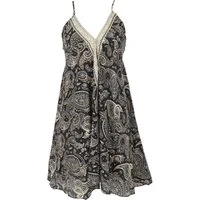 Guru-Shop Midikleid Seidiges Minikleid Boho chic, wandelbares.. alternative Bekleidung