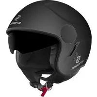 Bogotto Motorradhelm H595 SPN Jethelm, herausnehmbares Innenfutter,integriertes Sonnenvisier