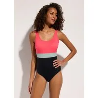 bonprix Badeanzug schnelltrocknend, sportlicher Stil, elastisches Material
