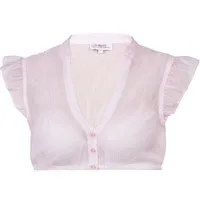 MarJo Dirndlbluse Dirndlbluse Waldbrunn Flügelarm puderrosa