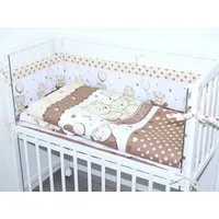 Primawela Beistellbett Baby Bettwäsche für Beistellbett mit Nestchen Spannbettlaken 6 teilig