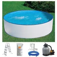 KONIFERA Rundpool USEDOM 2 (Komplett-Set, 5-tlg), Höhe 90 cm, in versch. Größen erhältlich