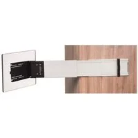 Caratec TV-Wandhalterung CFA102L TV-Halter seitlicher Auszug mit Pushlock Ver-Entriegelung