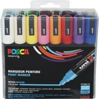 uni-ball Lackmarker uni-ball POSCA PC-5M Marker - 16er Set