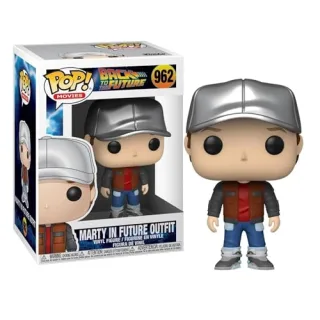 Funko Pop! Movies: Back Marty McFly in Future Outfit - Back to The Future - Vinyl-Sammelfigur - Geschenkidee - Offizielle Handelswaren - Spielzeug Für Kinder und Erwachsene - Movies Fans