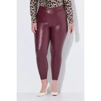 MIAMODA Leggings Leggings Skinny Fit Lederoptik Elastikbund