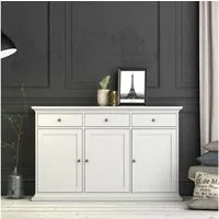 Home affaire Kommode Paris, mit vielen Staurammöglichkeiten und einer Rahmenoptik, Breite 143,7 cm