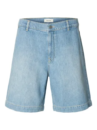 SELECTED MEN - SLHLOOSE MASON LIGHT BLUE 802 DNM SHORTS Light Blue Denim - Gr. - XL