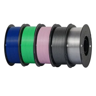 KINGROON PETG 3D Printer Filament 1.75mm Multicolor 5kg Dark Blue/Green/Pink/Silver/TransparentHigh Strength Easy to P