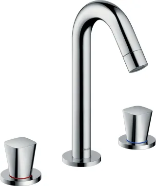 Hansgrohe 3-Loch Waschtischarmatur Logis chrom , 71133000 71133000
