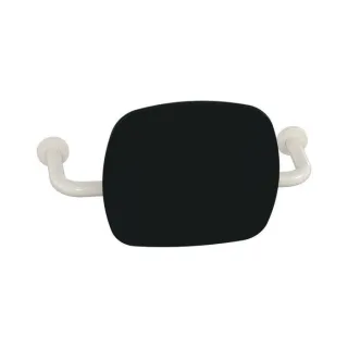 Hewi Rückenstütze 801.51.913399 Wandabstand 230mm, Lehne tiefschwarz, reinweiß