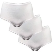 My Basic Midislip Midi cotton brief (3er Pack) basic, eng, elastisch, bequem, weich, mit Bund, Baumwollmix