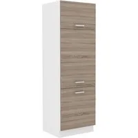 Küchen-Preisbombe Hochschrank Gerätehochschrank 60 cm Küche Dave Eiche Sonoma Trüffel Küchenzeile