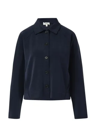 s.Oliver - Sweatshirt Jacke blau - Gr. - 38