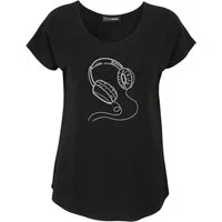 Doris Streich Rundhalsshirt (1-tlg) mit dekorativen Motiv