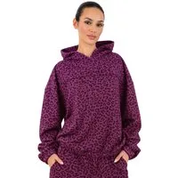 Smilodox Hoodie Siara, Oversize Leo-Print, Kapuzenpullover mit Kordelzug, Streetwear Oversize, Leo-Muster, weiches Material, Homewear