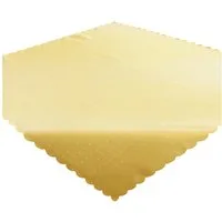 matches21 HOME & HOBBY Tischdecke Tischdecke 90 x 90 cm in Gelb für Esstisch & Küche (1-tlg), Waschbares Tischtuch mit gewelltem Rand