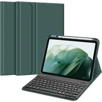 Fintie Tablet-Hülle für iPad 11. Generation 11" 2025(A16), iPad 10. Generation 2022 10.9", Case mit Pencil Halter, magnetisch Abnehmbarer Tastatur(QWERTZ Layout)