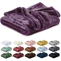Wohndecke Kuscheldecke, Fleecedecke, Wolldecke flauschig und weich, Lavea, Sofadecke, Atmungsaktiv & Hautfreundlich, Decke