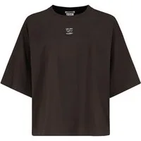 Eight2Nine T-Shirt Damen Oversize Shirt mit Stickmotiv softer Modal-Mix, lockere Raglanärmel