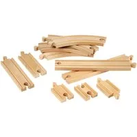 BRIO® Gleise-Set BRIO® WORLD, Kleines Schienensortiment, (Set), aus Holz, FSC® - schützt Wald