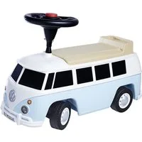BIG Rutscherauto Outdoor Spielzeug Fahrzeug Bobby Car Baby VW T1 blau 800055321