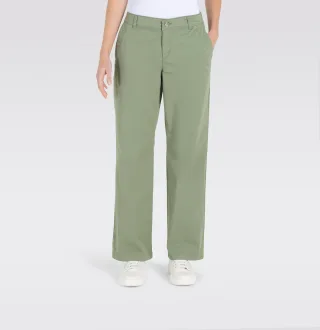 MAC - MAC JEANS - NORA COTTON, Authentic stretch gabardine grün - Gr. - 42/32
