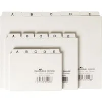 DURABLE Aktenordner Durable 3650 02 Leitregister A-Z - DIN A5 quer, weiß