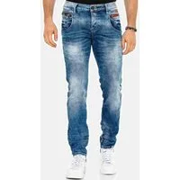 Cipo & Baxx Slim-fit-Jeans Jeans in verwaschenem Design, CD-394