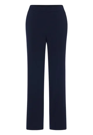 FRANK WALDER - Wide leg Pants NOS mit Struktur-Effekt ink - Gr. - 38