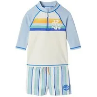 vertbaudet Badehose Jungen Strand-Set: UV-Badeshirt & Shorts