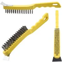 BENSON Grillbürste Grillbürste Drahtbürste Grilldrahtbürste Grill, Grillreiniger, Stahlbürste, Schaber
