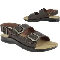 emeco Herren Sandalen Pantoffel Hausschuhe Sandaletten Schuhe Schnalle B350 Sandale