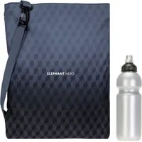 ELEPHANT Turnbeutel Sportbeutel Attach Bag Hero Signature Tasche, für Jungen Mädchen Schubeutel Gymbag + Trinkflasche