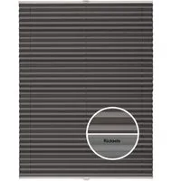 ondeco Plissee Basic Thermo, ohne Bohren, verspannt, Klemmträger mit Feststellschraube
