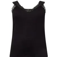 Vero Moda Curve Shirttop VMCRosa (1-tlg) Spitze