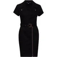 QueenKerosin Etuikleid im Biker-Look