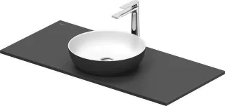 Duravit Sivida SET, Aufsatzbecken r.400 B.Aussen: dunkelgrau matt 268014FI00